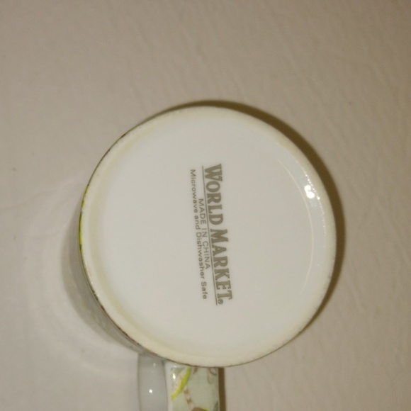 World Market Coffee Mug Floral Print - Picture 2 of 4